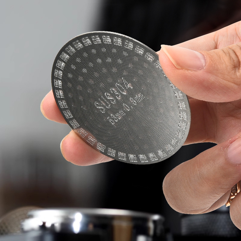 Coffee filter 304 stainless steel secondary water distribution screen 316 stainless steel sintered coffee water distribution piece coffee accessories