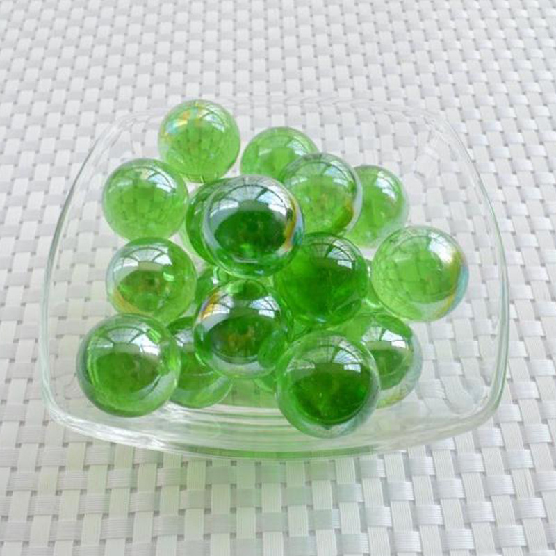 Wholesale marbles glass flat beads glass marbles petal marbles glass cashew stone round flower marbles full color