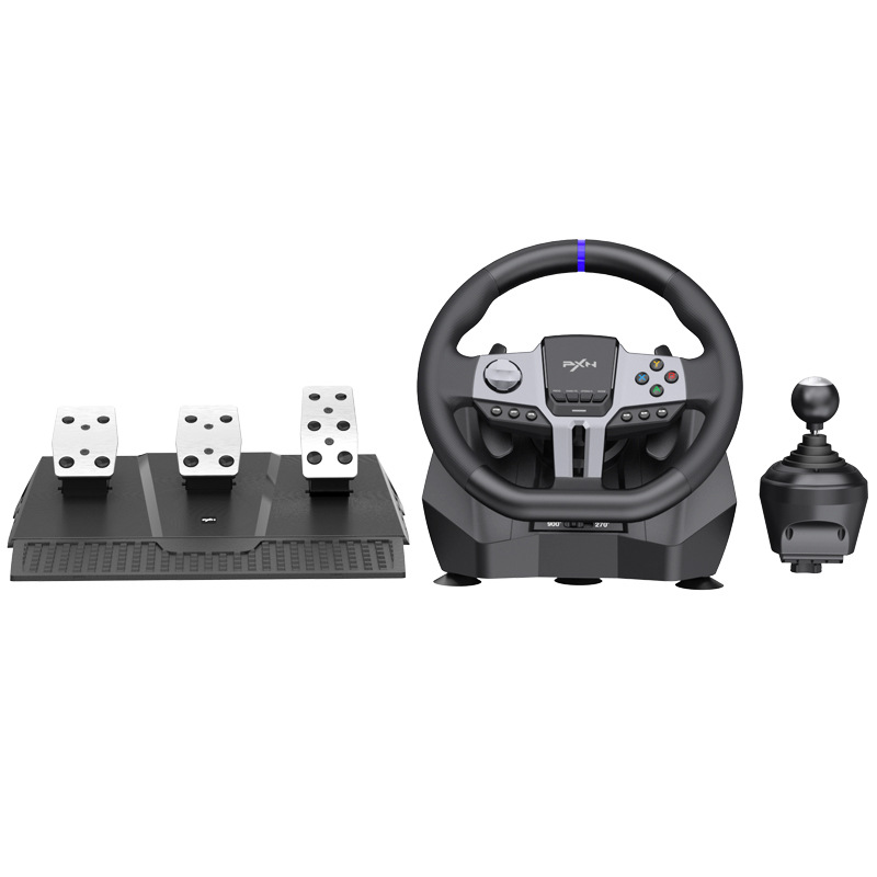 Laishida PXNV9 Gen2 racing game steering wheel 900 degree car simulator support P4/ PS4/NS