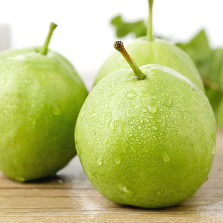 Fresh Green-Skinned Pears for Early Autumn, Seasonal Fruit for Pregnant Women, Whole Box of 1.0-4.5kg Early-Ripening Pears Wholesale