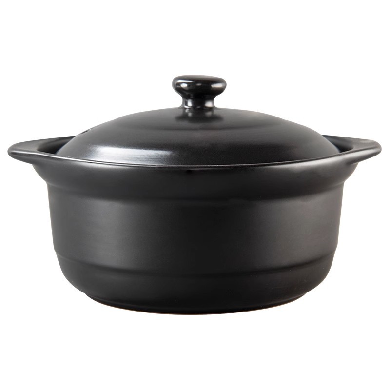 Kangshu Commercial Spicy Hot Pot Ceramic High-Temperature Resistant Dry-Burning Non-Cracking Stew Pot Stone Pot Wholesale