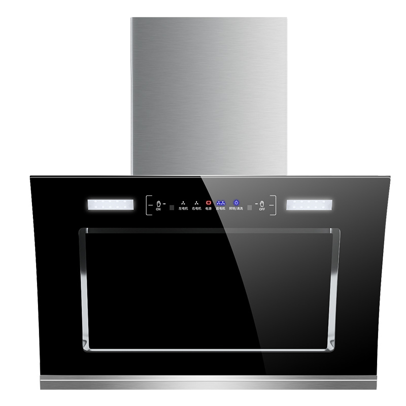 Yinghao Lady Side Range Hood Household Rental Kitchen Range Hood Large Suction Dual Motor Range Hood