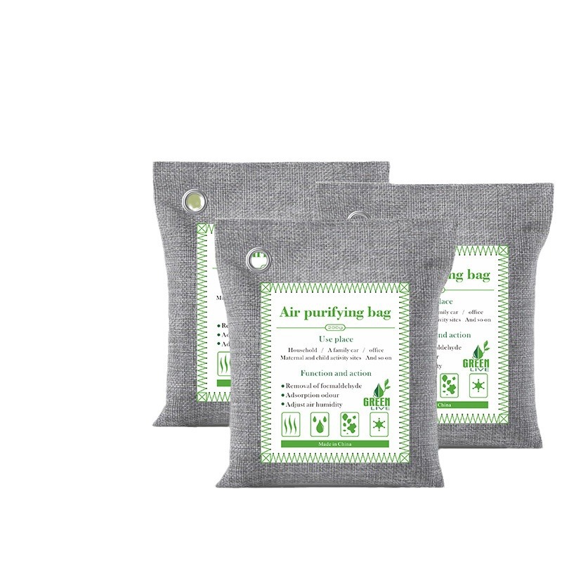 Foreign Trade Cross-Border Amazon Bamboo Charcoal Bag Manufacturer Direct Supply for New Homes, Household Formaldehyde Removal Activated Carbon, Formaldehyde Removal
