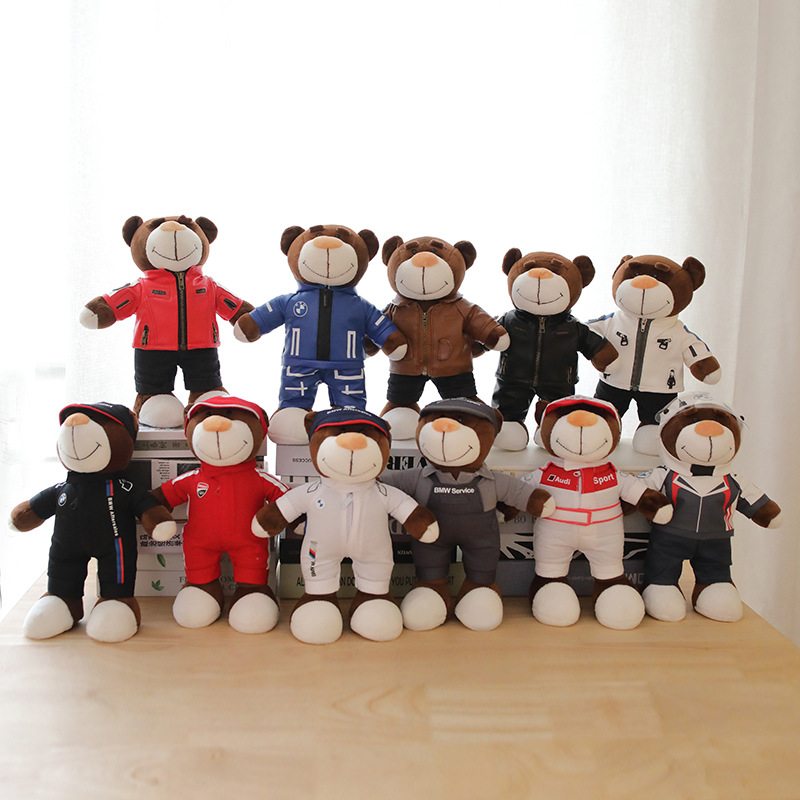 Плюшевая игрушка медведя Harley, подарок для парня