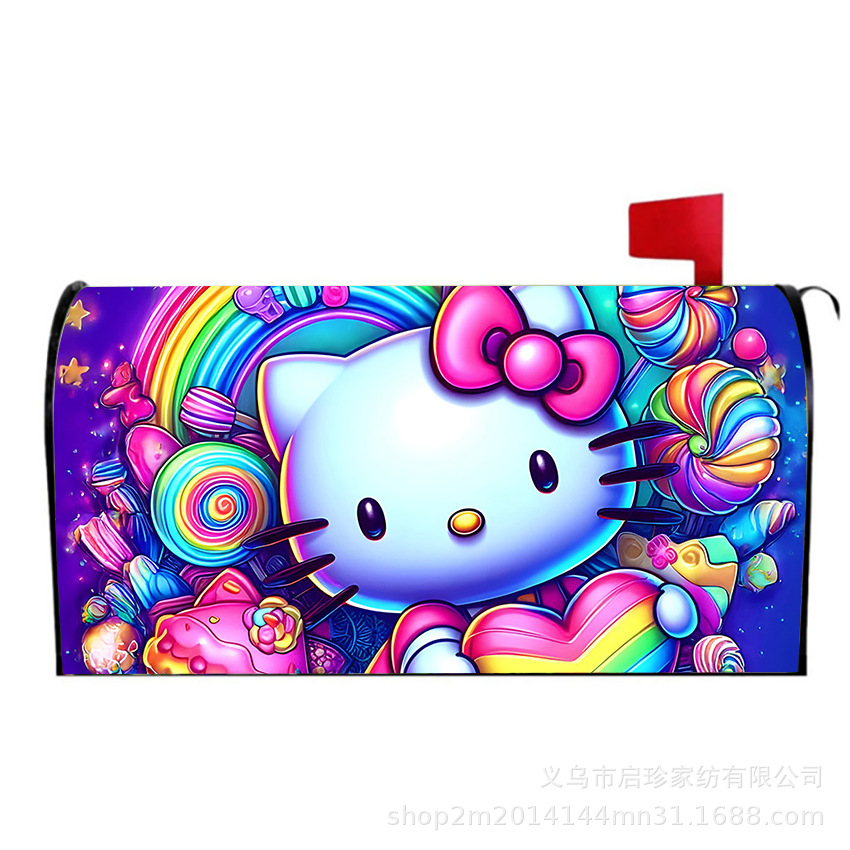 Cross-Border Amazon Best-Selling Outdoor Mailbox Stickers, Mailbox Cloth Printed Mailbox Tube Covers/Mailbox Covers Decorative Mailbox Covers