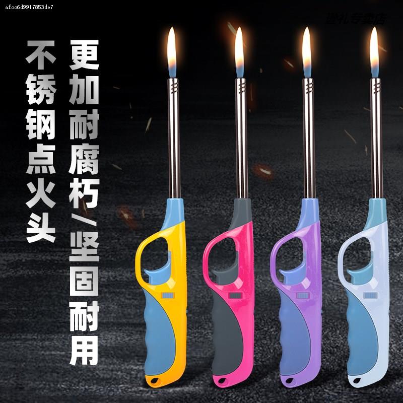 Open Flame Ignition Gun Digital Igniter Gas Stove Natural Gas Kitchen Extended Lighter Candle Long Mouth Ignition Stick