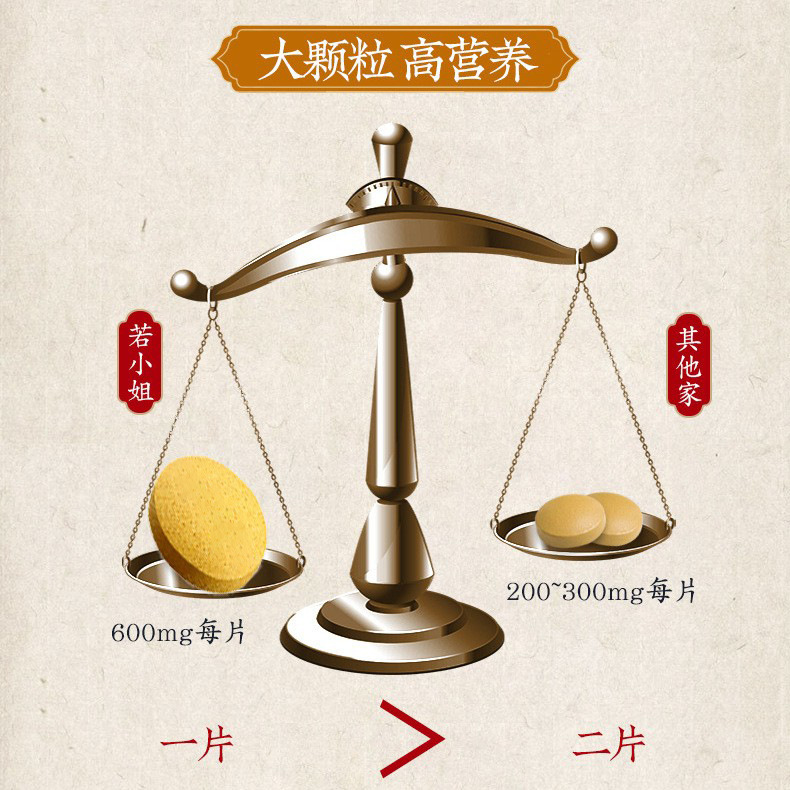 Miss Ruo royal jelly freeze-dried powder tablets pupa royal jelly royal jelly direct batch private domain live broadcast royal jelly freeze-dried tablets