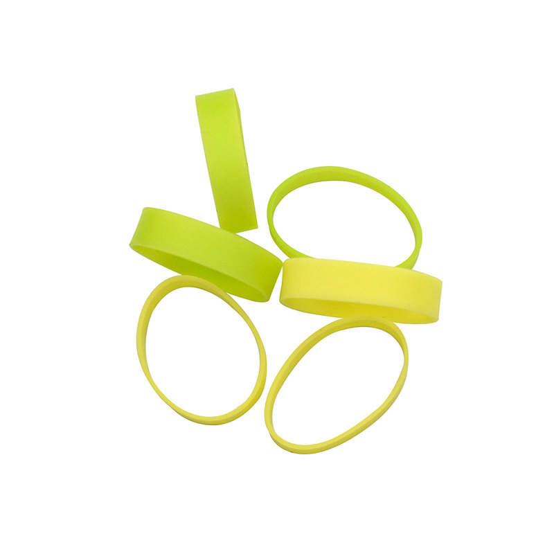 Factory supply data line silicone ring mesh cable tie ring wire silicone ring strap coil large silicone rubber band