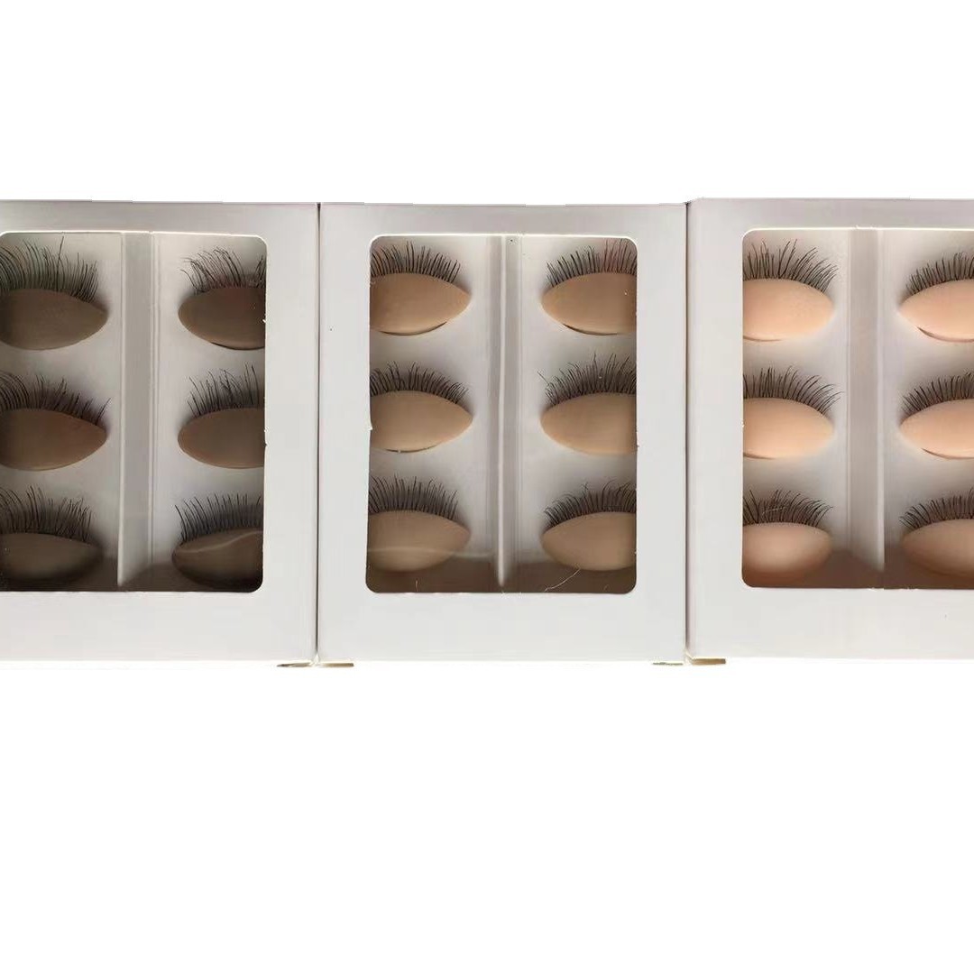 Removable head mold eyes silicone head mold eyes can replace grafted eyelash eyes at will