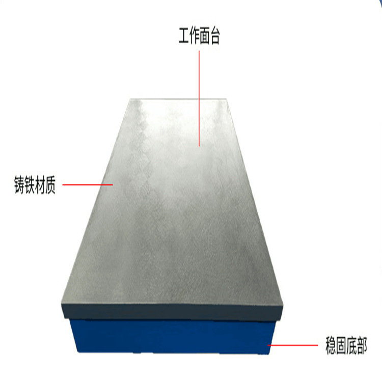 Поддержка проектирования платформы из чугуна, инспекция сварки и маркировка сборки платформы, чугунная плоская плита и увеличенный сварочный стол