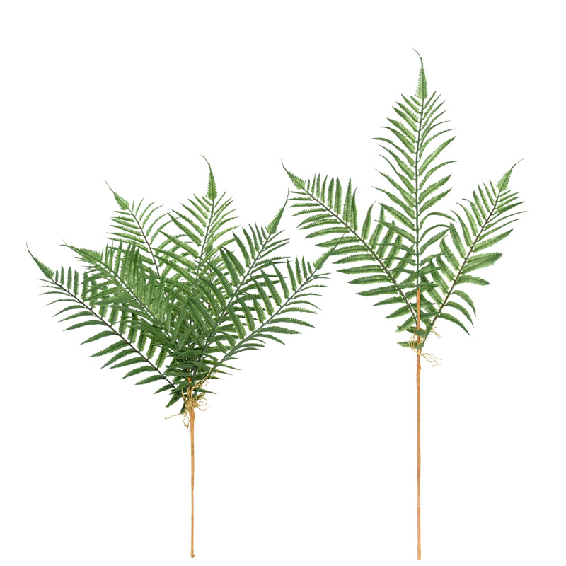 Environmental protection simulation plant wall with grass 60cm big leaf Persian grass plastic Fern window decoration fake grass potted plant