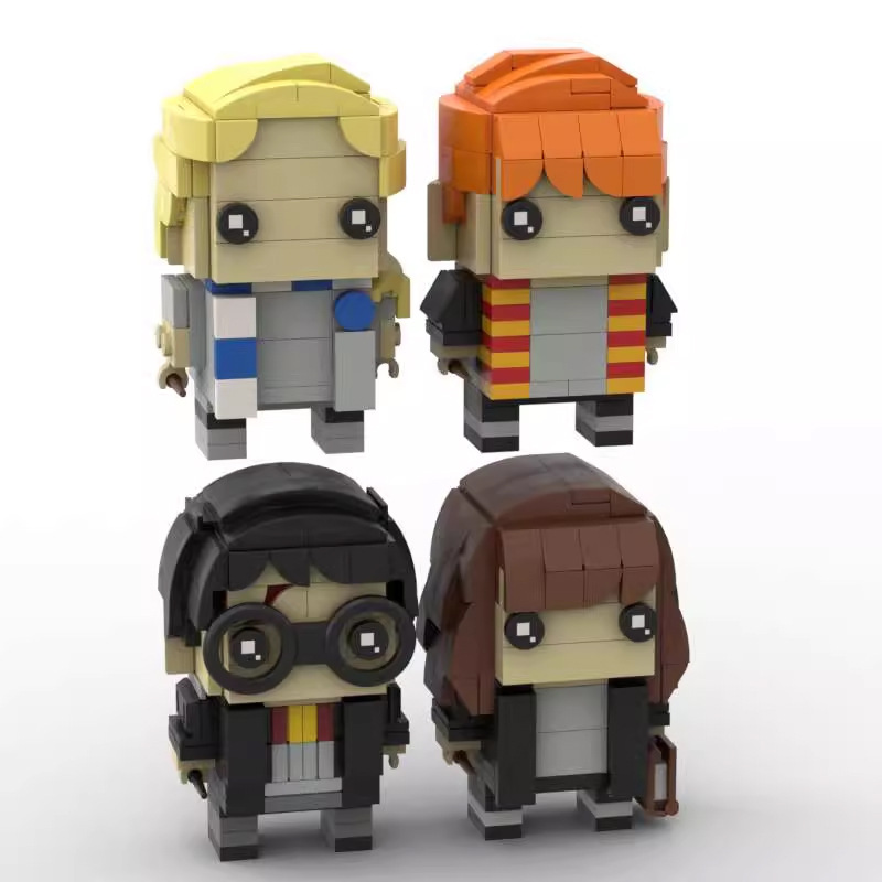 Квадратные строительные блоки Tou Zi Совместимые с Lego Серия Гарри Поттера DIY Составной набор игрушек Модели украшений