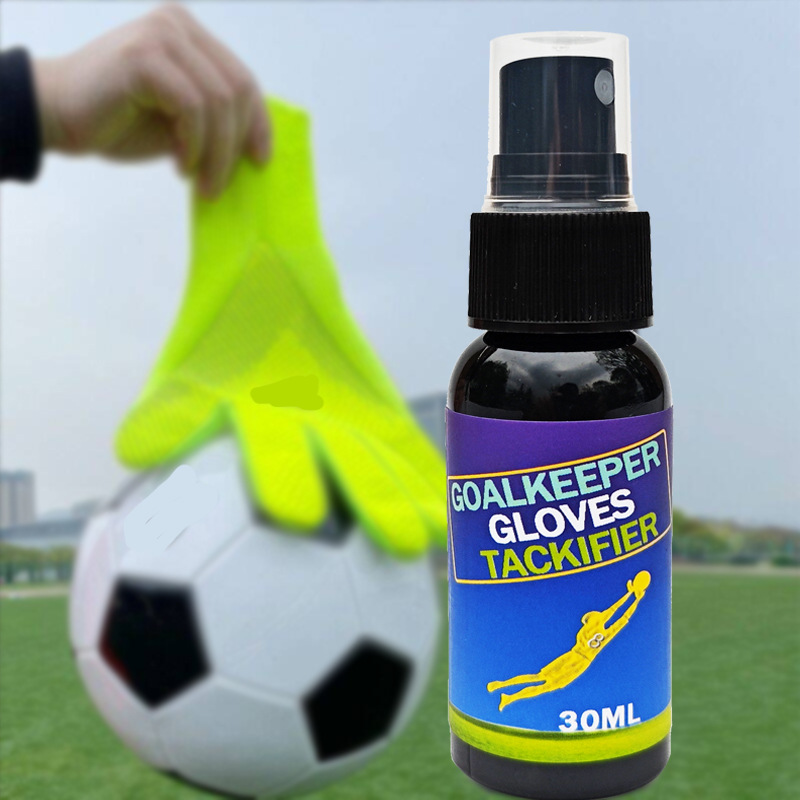 English version of cross-border foreign trade football goalkeeper goalkeeper sports gloves tackifier cleaning agent non-slip latex spray