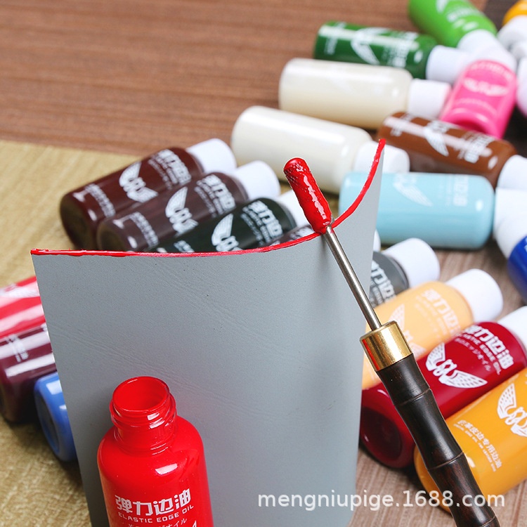 Leather Edge Oil Leather Goods Leather Edge Oil Stretch Handmade Multicolor Repair Strap Handle Repair Matte 33 Color