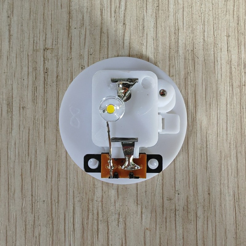 Safety Anti-Falling Screw Warm-Colored Light-Emitting Base Movement Toy Crafts Use Environmentally Friendly Lamp Holder Battery Box Night Light