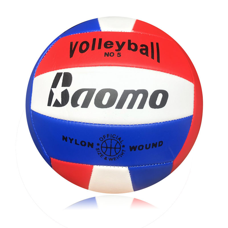 Cross-Border Spot No. 5 Volleyball Pvc Soft Leather Machine-Sewn Primary and Secondary School Students Training Exam Inflatable Volleyball Wholesale
