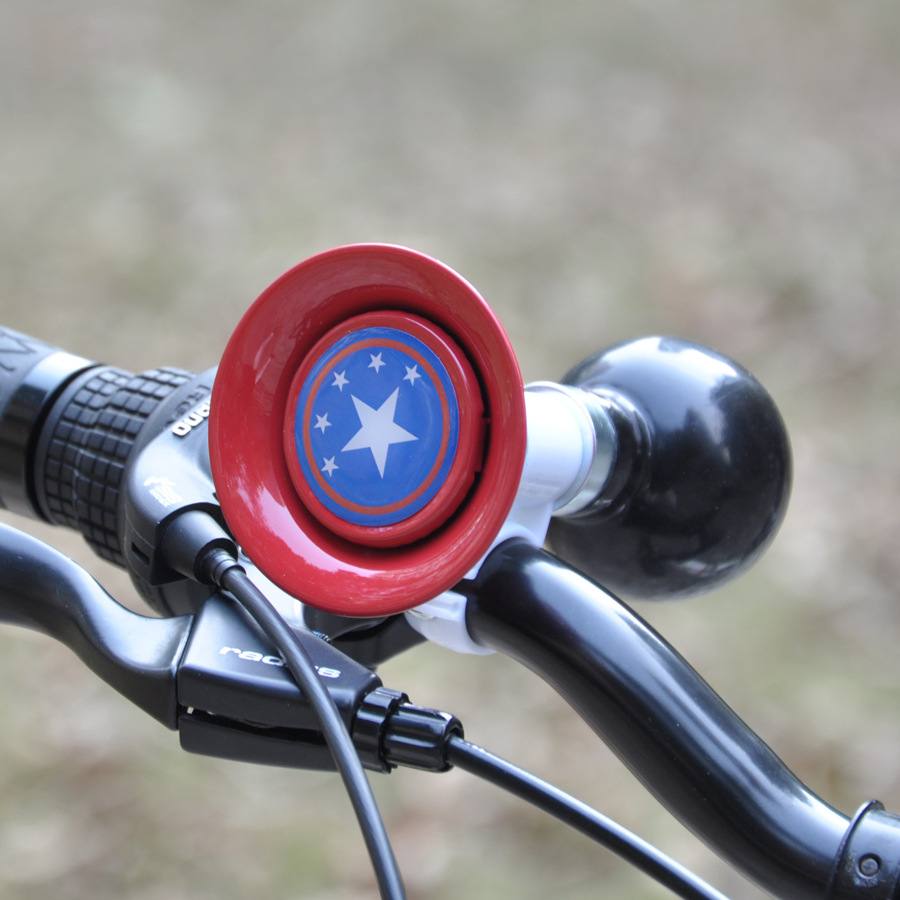 Популярный детский балансирный велосипед металлический рожок многоцветный экологически чистый подходит для 22 руля