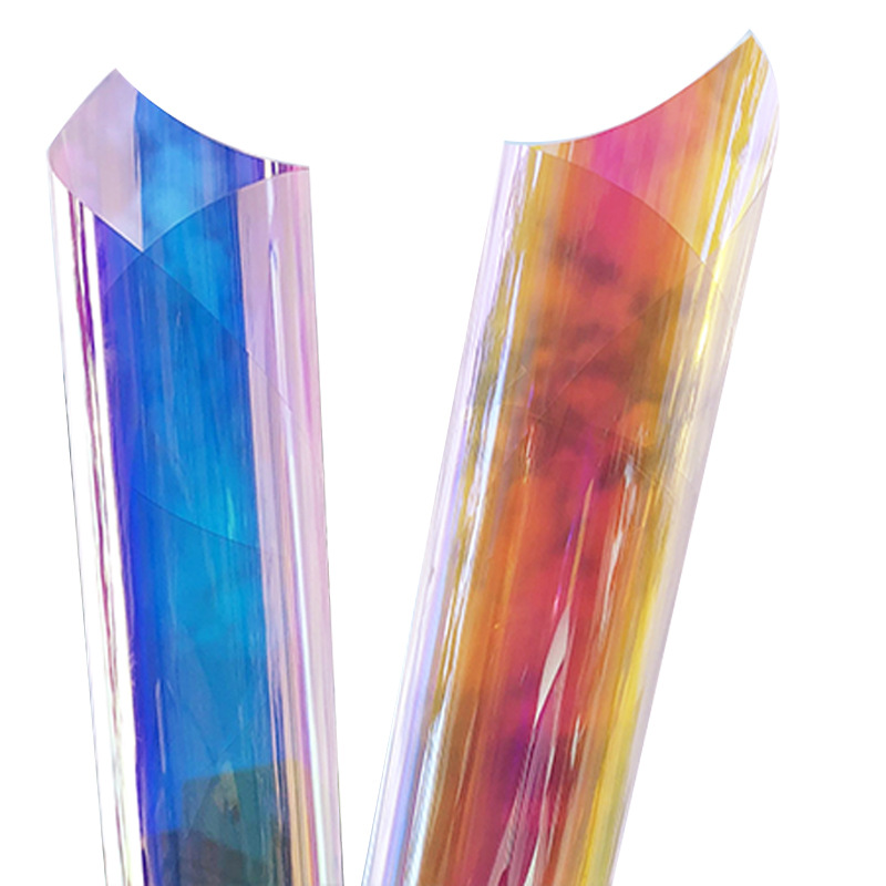 Colorful Film Glass Film Phantom Film Laser Sticker Color Gradient Film Colorful Film Colorful Film Color Changing Laser Paper