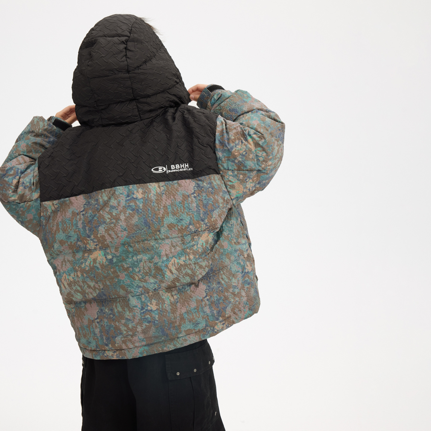 Boys' Winter Camouflage Color-Blocking Windproof Workwear down Jacket 2025 New Children's Winter Thickened Cold-Proof Coat