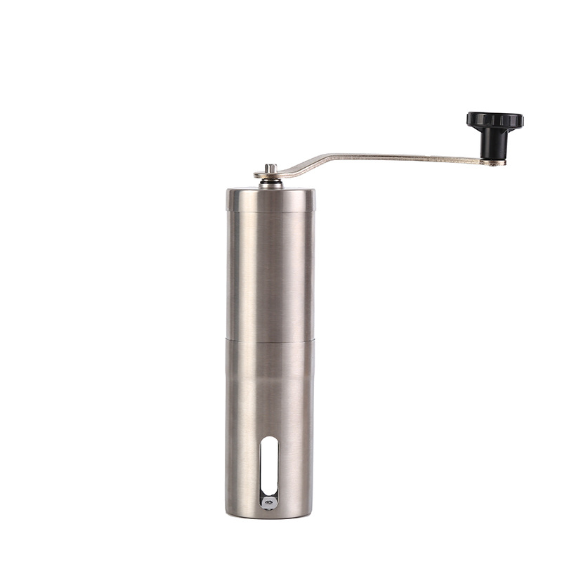 Factory direct supply hand grinder coffee machine hand-cranked household coffee bean grinder stainless steel small manual grinder