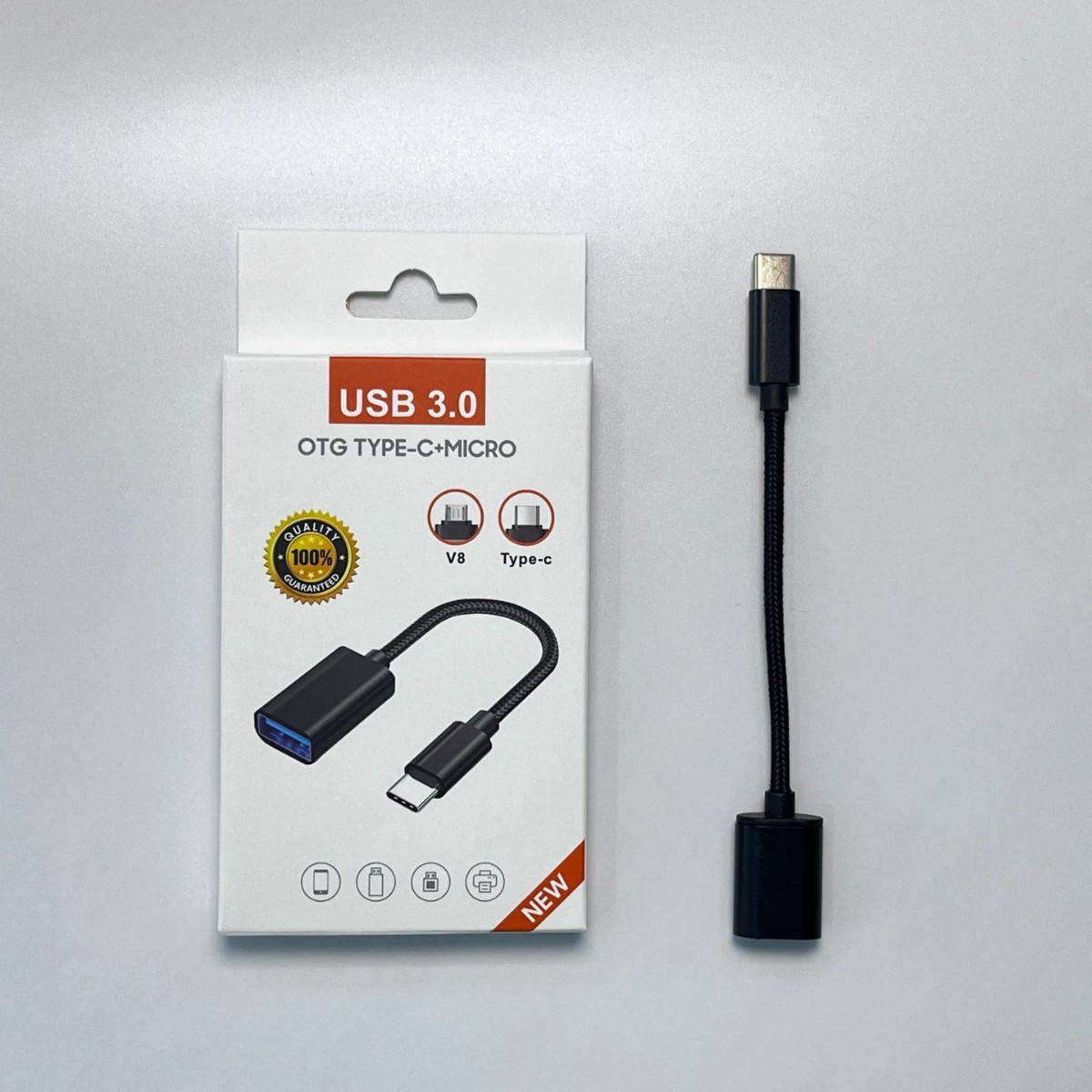Otg Adapter Cable Type-C to USB Female Conversion Cable Suitable for Xiaomi Huawei Mobile Phone USB Flash Drive Mouse Keyboard Otg
