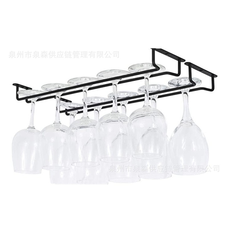 Single Creative Upside-Down Wine Glass Holder Kitchen Cup Holder Upside-Down Cup Holder Home Wine Cabinet Bar Hanging Cup Holder