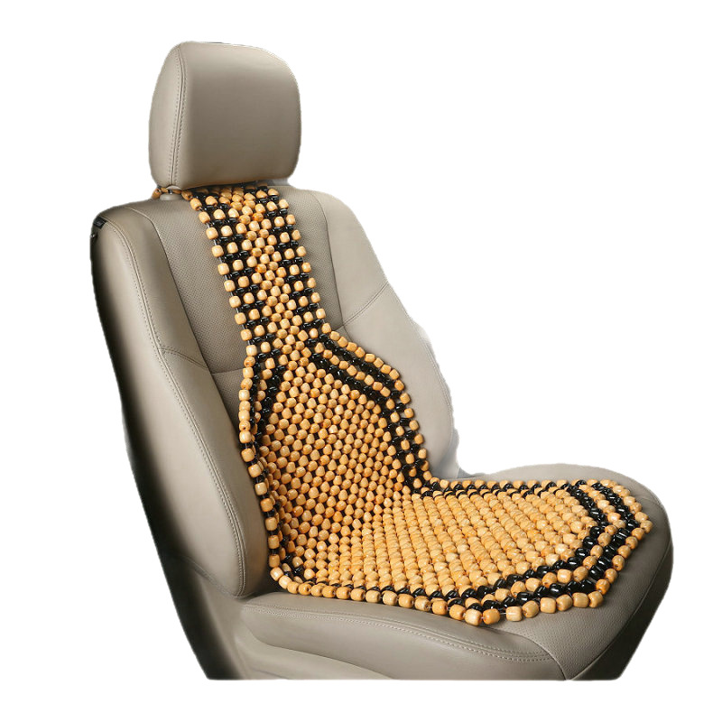 Summer Wooden Beads Cooling Pad Forklift Truck Large Truck Ventilated Van Tractor Car Summer Seat Cushion Breathable