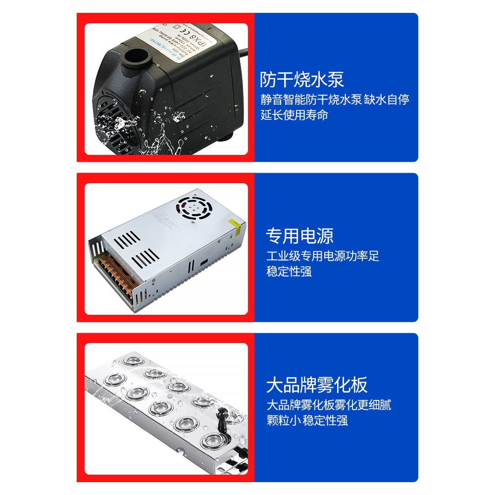 Three-Purpose Wall-Mounted Atomized Disinfection Spray Machine Express Delivery Point Epidemic Prevention Farm Pet Smart Personnel Disinfection Channel