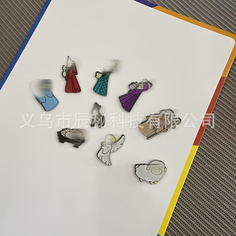 Cross-Border Amazon New Product Christmas Patch Set Mobile Phone Case Refrigerator Magnet DIY Jewelry Decoration