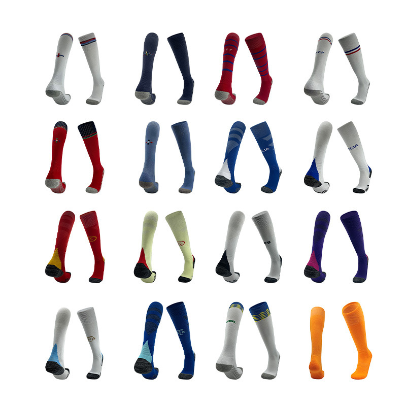 2425 national team sweat-absorbent non-slip sports socks wholesale thickened towel bottom men's and women's socks professional football socks