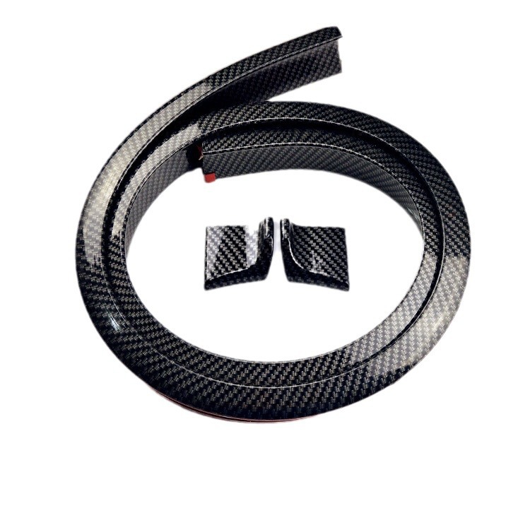 Car Modified Carbon Fiber Rear Wing Universal Top Wing Without Punching Fixed Wind Wing Carbon Fiber Pattern Rear Wing Carbon Fiber Small Rear Wing