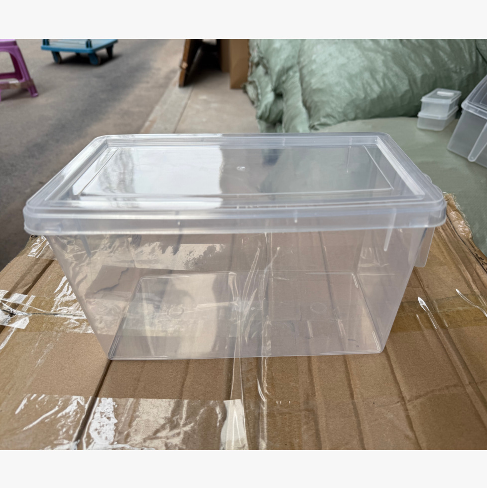 Refrigerator Storage Box Fruit and Vegetable Sealed Transparent Fresh-Keeping Storage Box Plastic Refrigerated Storage Freezer Box Wholesale