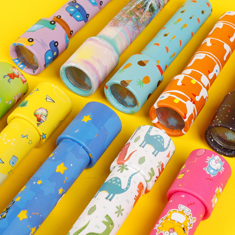 Kaleidoscope Children's Polyprism Toy Magnifying Glass Telescope Science Experiment Kindergarten Nostalgic Gift Stall