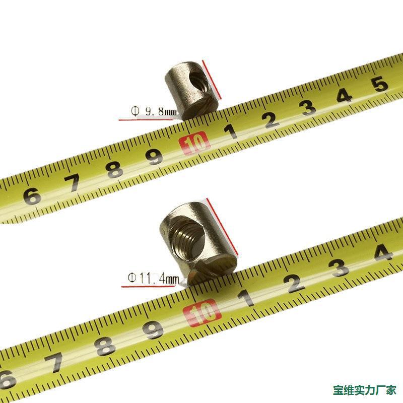 Wholesale Baby Crib Screws / Upper and Lower Bed Screws / Hammer Head Hammer Nut / Iron Hammer Cap / Flat Head