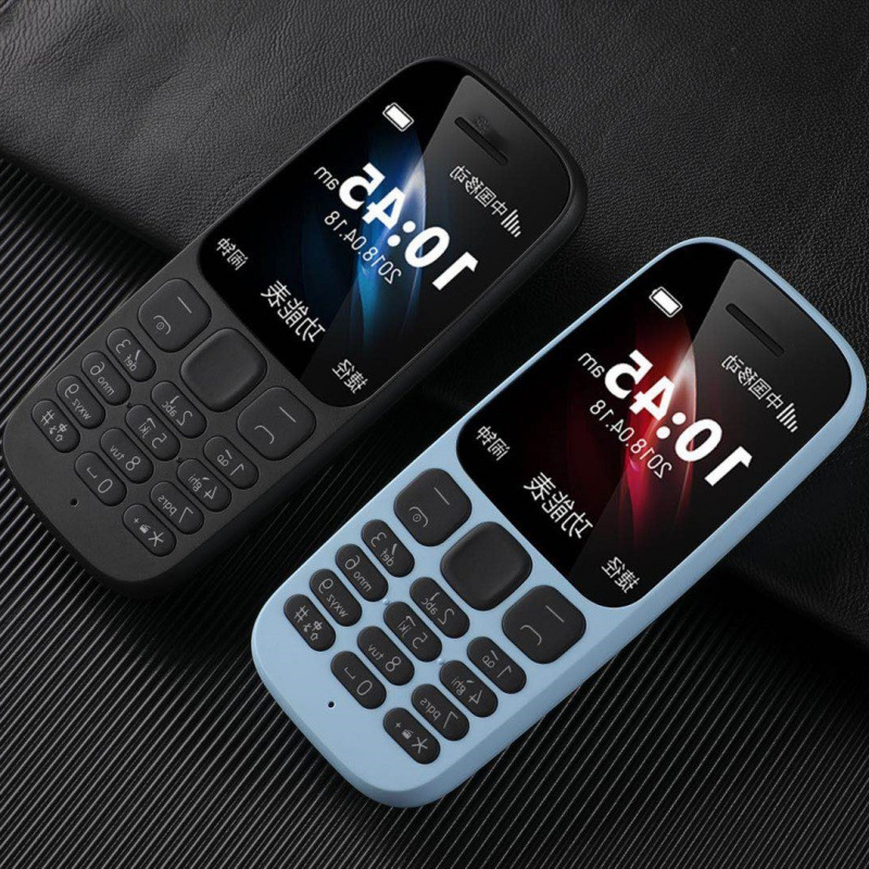 106 Foreign Trade Mobile Phone Dual Sim Dual Standby Student Phone Elderly Phone Backup Phone Without Camera Straight Phone Elderly Phone 105