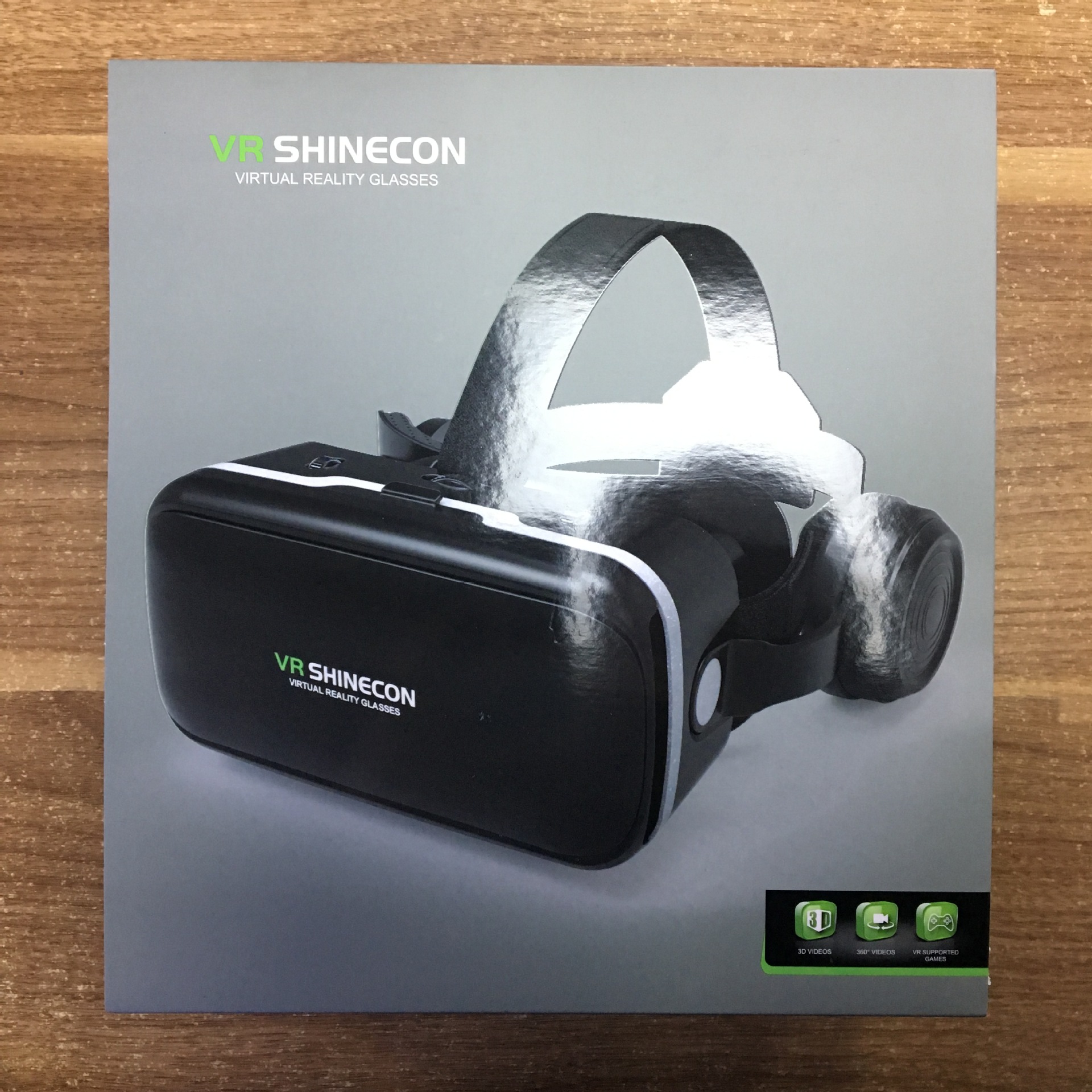 Vrshinecon Vr Glasses Qianhuan 6Th Generation G04E Headphone Version Mobile Phone 3D Virtual Reality Helmet Large Screen 7