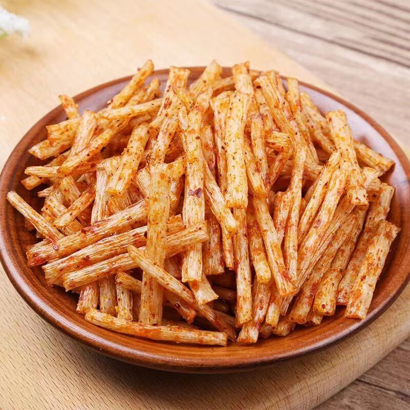 [Lightning Warehouse Specially Supply] Xiangdang Dang Dang Shredded Beef Flavor Spicy Strips Spicy Instant 18G/Bag Gluten