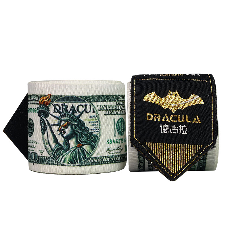 Dracula Boxing Bandages for Men and Women 5m Adult Sanda Hand Straps Fighting Hand Straps Muay Thai Protective Gear Micro-Elastic