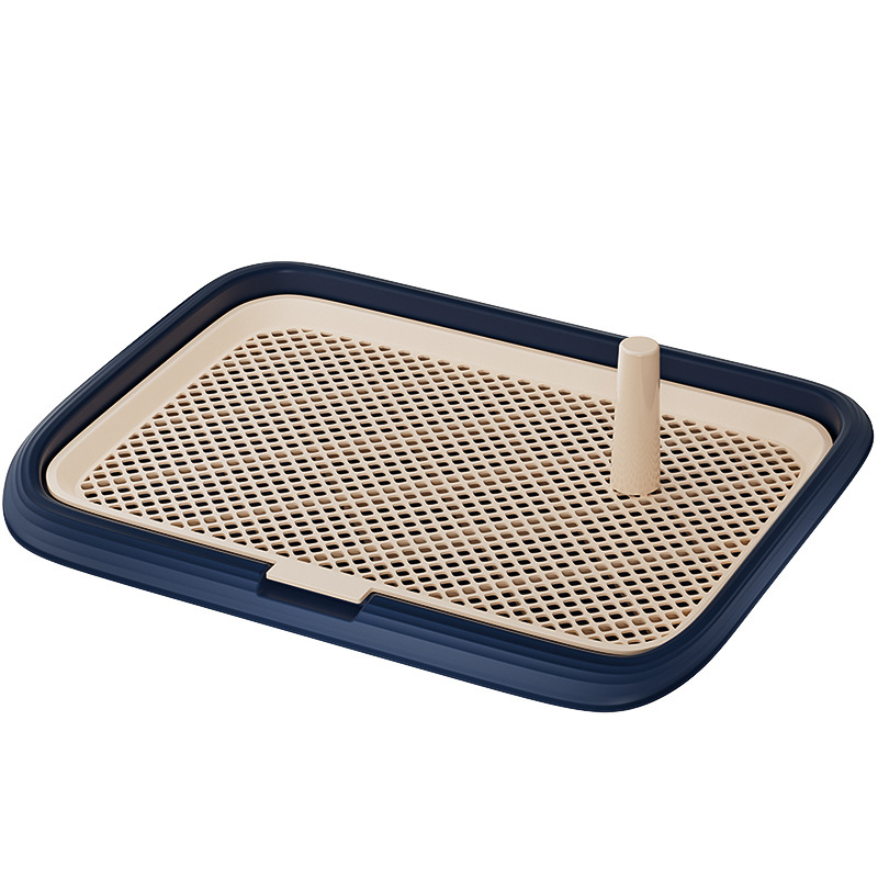 Large Dog Toilet, Splash-Proof, Flushable, Extra-Large Dog Potty with a Column, Pet Toilet, in Stock