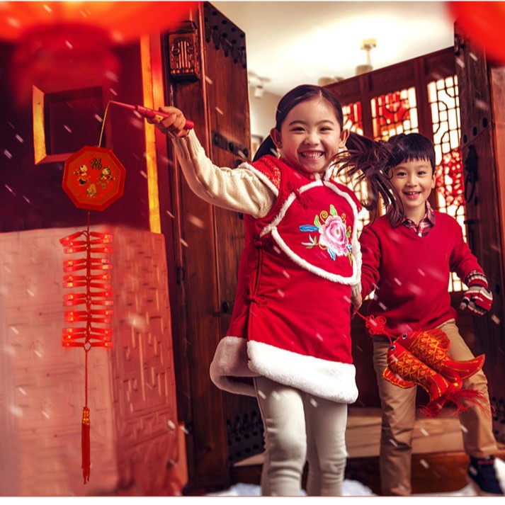 New Year's Firecracker Artificial with Sound Led Digital Firecracker Lamp Festive Opening New Year's Spring Festival Decoration Digital Cannon