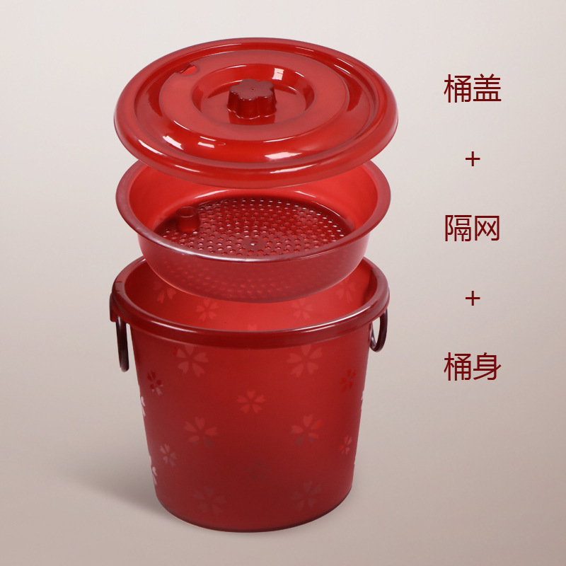 Manufacturer Tea Table Kung Fu Tea Bucket Tea Tray Waste Water Bucket Tea Bucket Tea Residue Bucket Drain Pipe Tea Set Accessories Drain Bucket