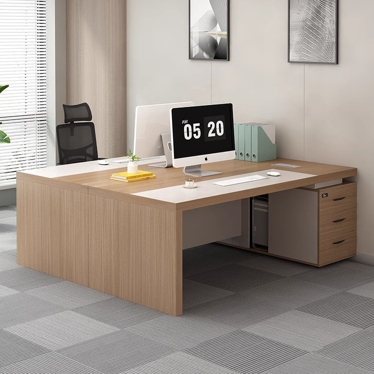 Desk Boss Table Simple Modern Single Chairman's Desk Manager Table Finance Table Computer Table and Chair