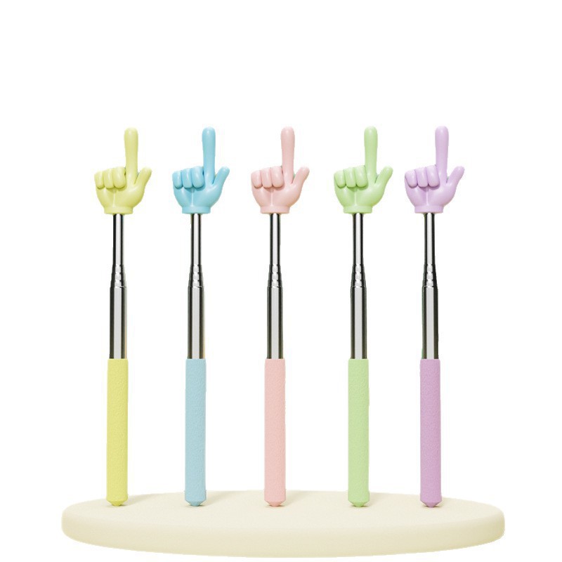 Telescopic Pointer Reading Stick Finger Reading Kidsren's Reading Finger Teacher Kindergarten Reading Early Education Guide Home