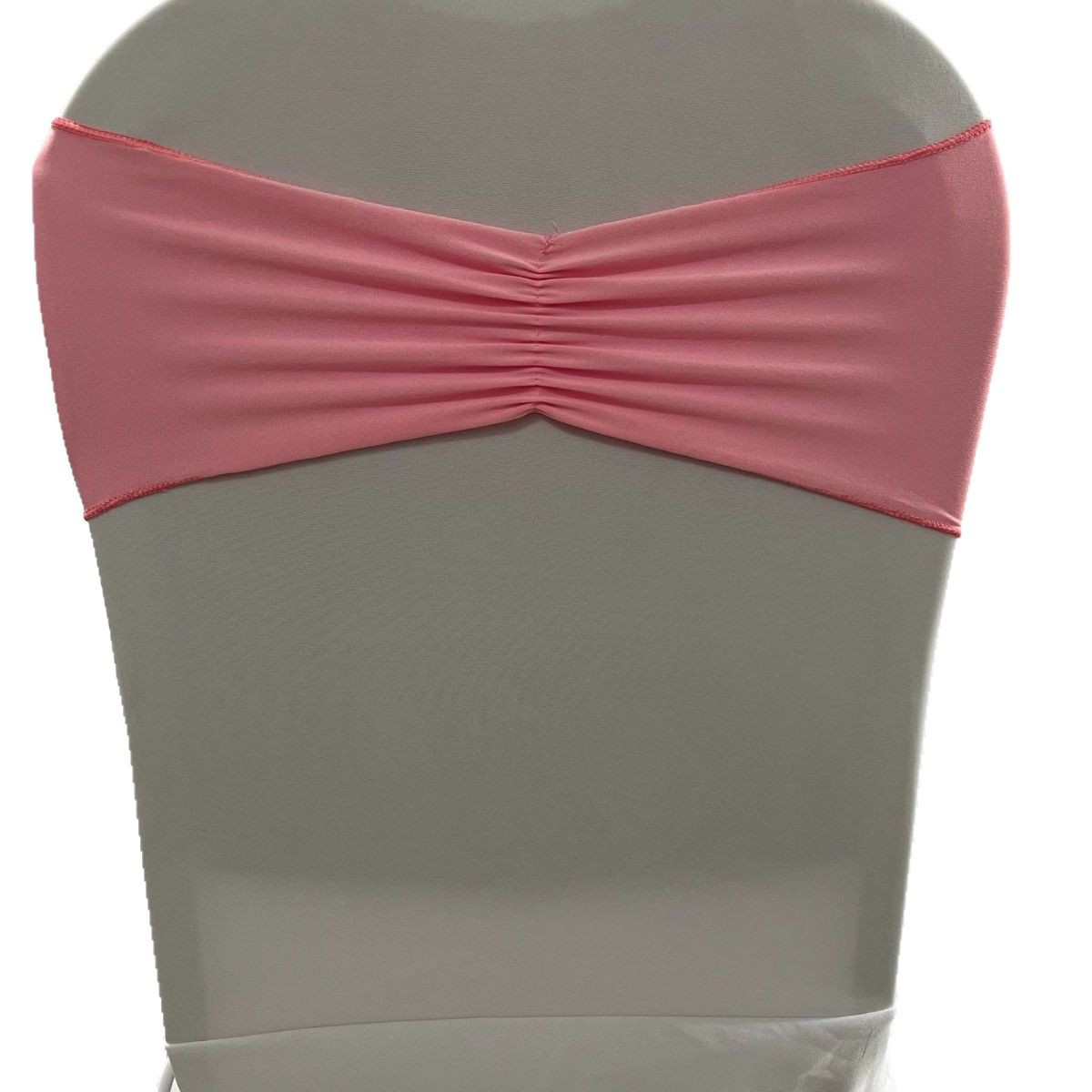 Tie-Free Stretch Chair Cover Bow Ruffled Back Decoration Buckle-Free Wedding Party Event Chair with Cross-Border Wholesale