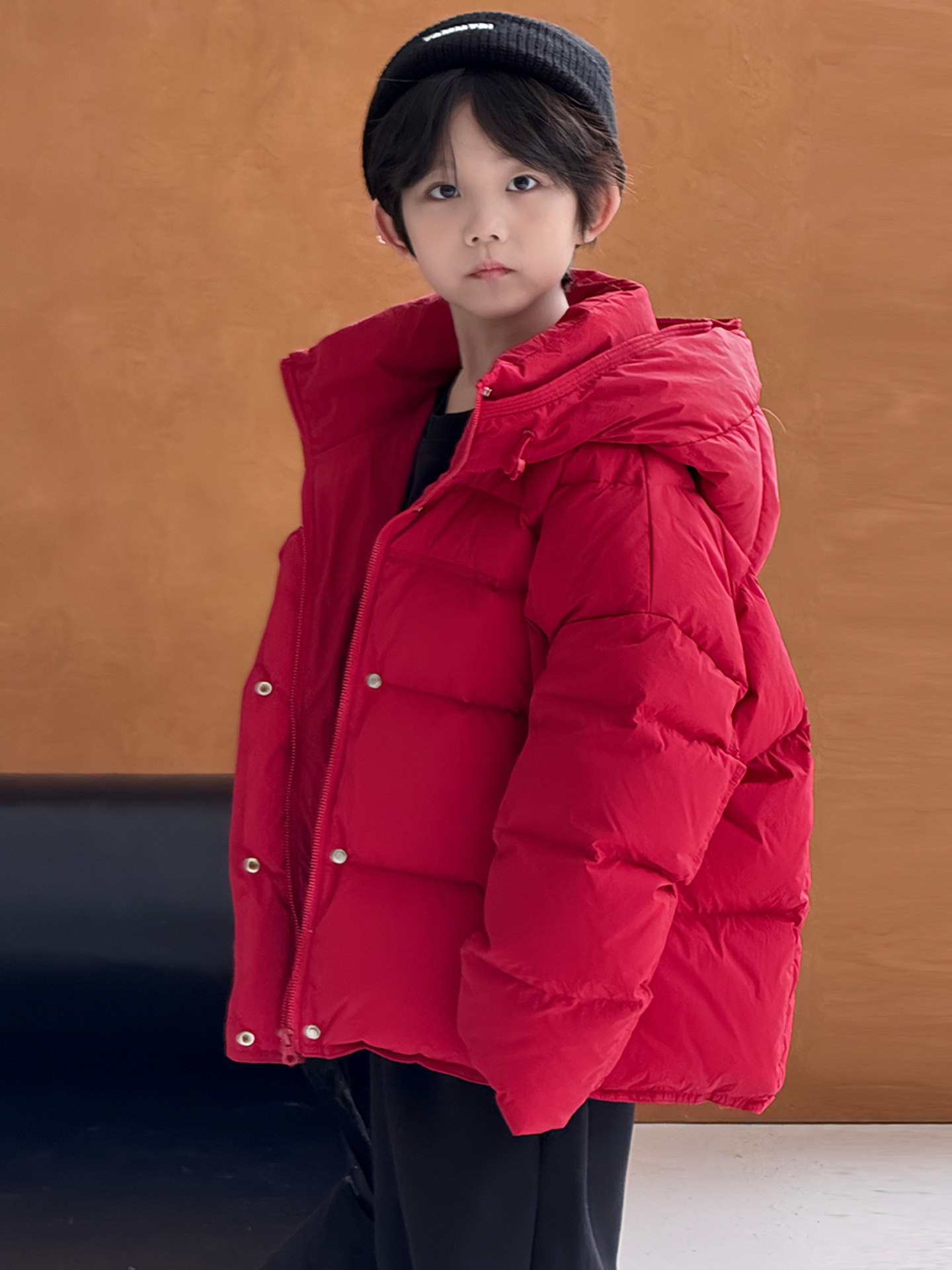 Children's down Jacket 2025 Autumn and Winter Korean Style New Style Boys and Girls Thickeneded Hooded White Duck down Jacket
