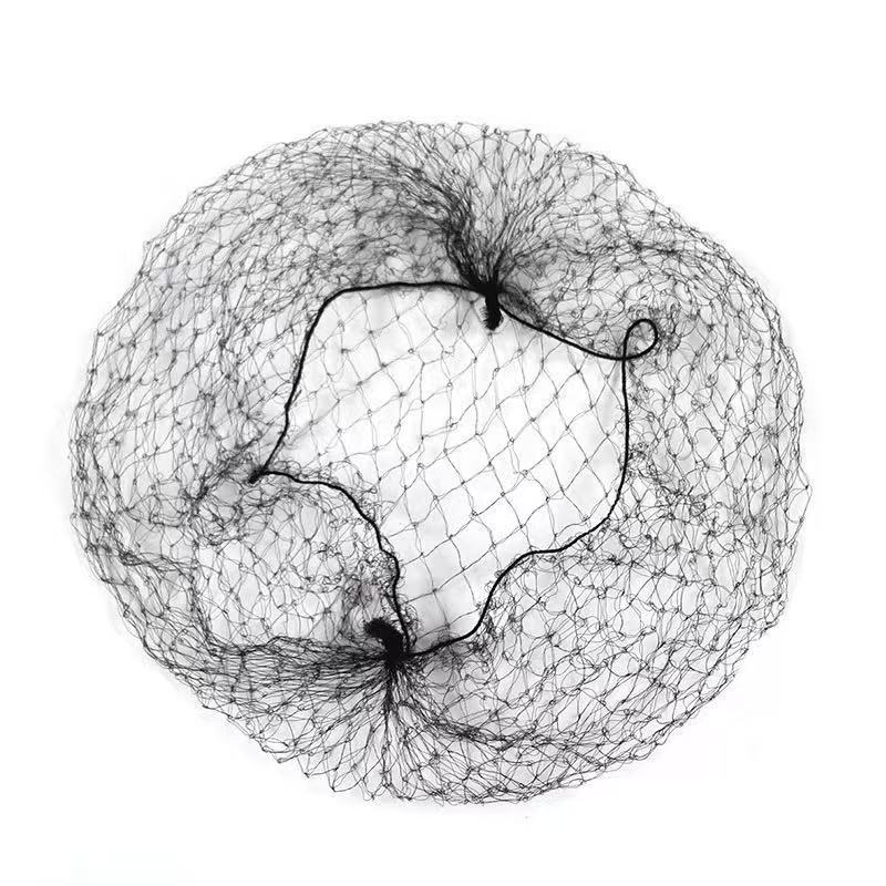 Hair Net Female Flight Attendant Film and Television Set Dance Plate Ancient Style Elastic Thin Invisible Thin Sister Fake Manufacturer Cross-Border Manufacturer Direct Sales