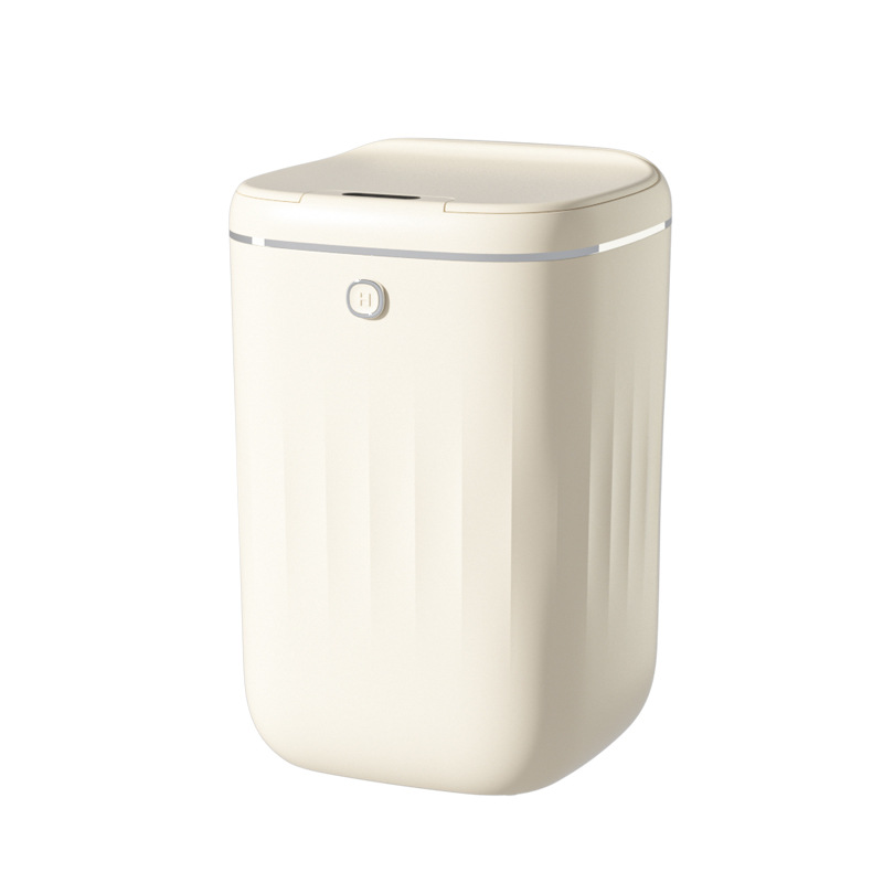 New Accessible Luxury Fully Automatic Induction Electric Trash Can for Home Bedroom and Bathroom Induction Waterproof Trash Can