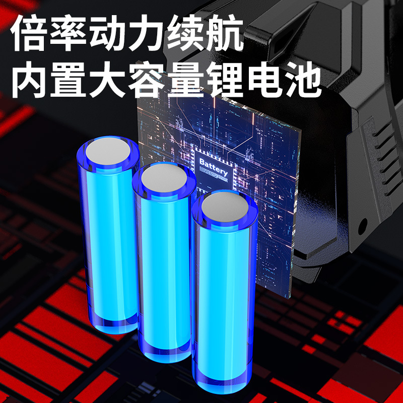 Cross-border USB explosion-proof searchlight with COB side light outdoor waterproof emergency strong light portable lamp high-power flashlight