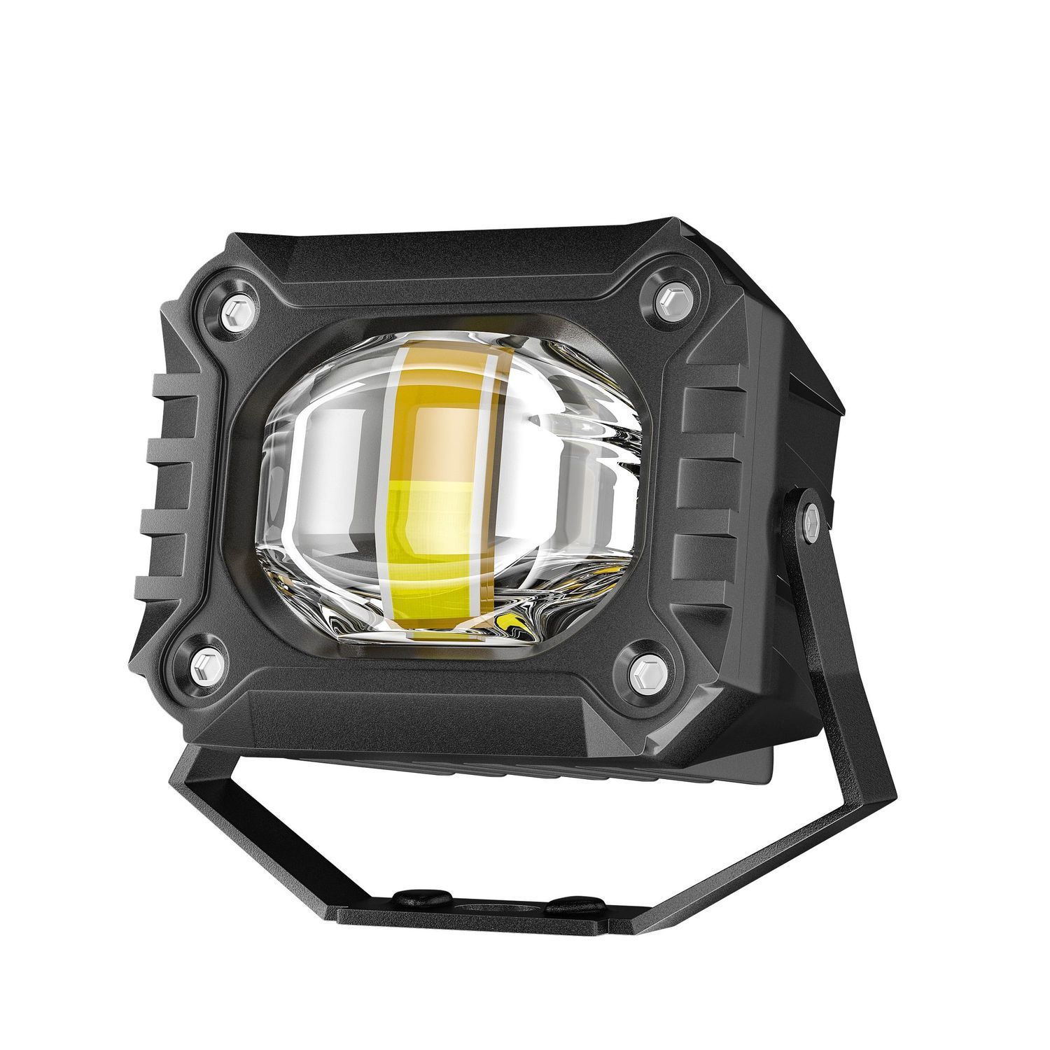 Светодиоды для мотоциклов электрического транспортного средства мощный свет двухцветная линза внешний фонарь модифицированные дорожные фары дальнего и ближнего света