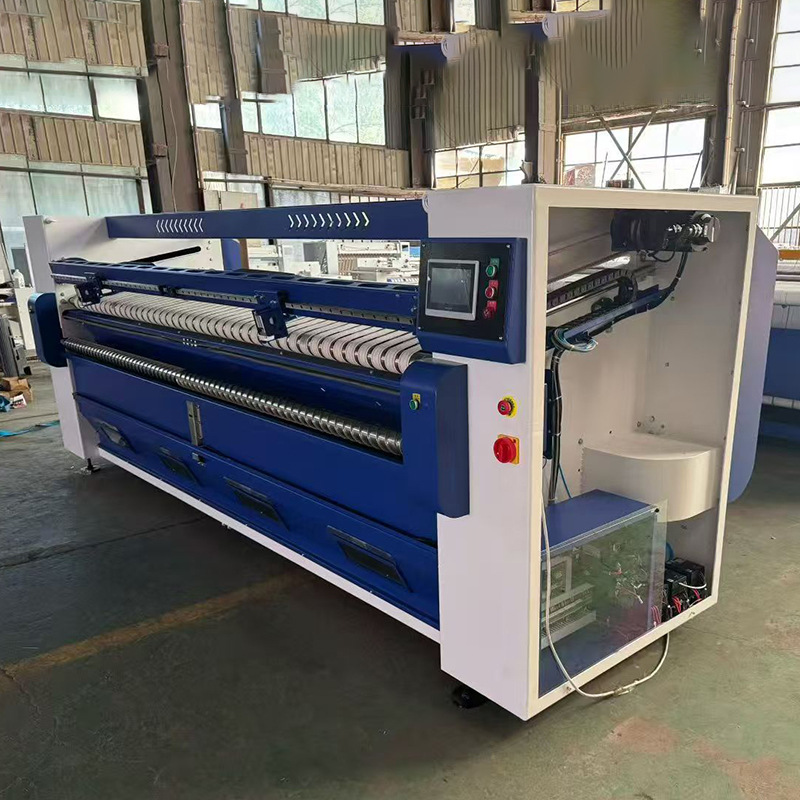 3.3m Single Station Cloth Feeding Machine Hotel Laundry Plant Supporting Equipment Fully Automatic Cloth Feeding Machine Auxiliary Bed Sheet Equipment